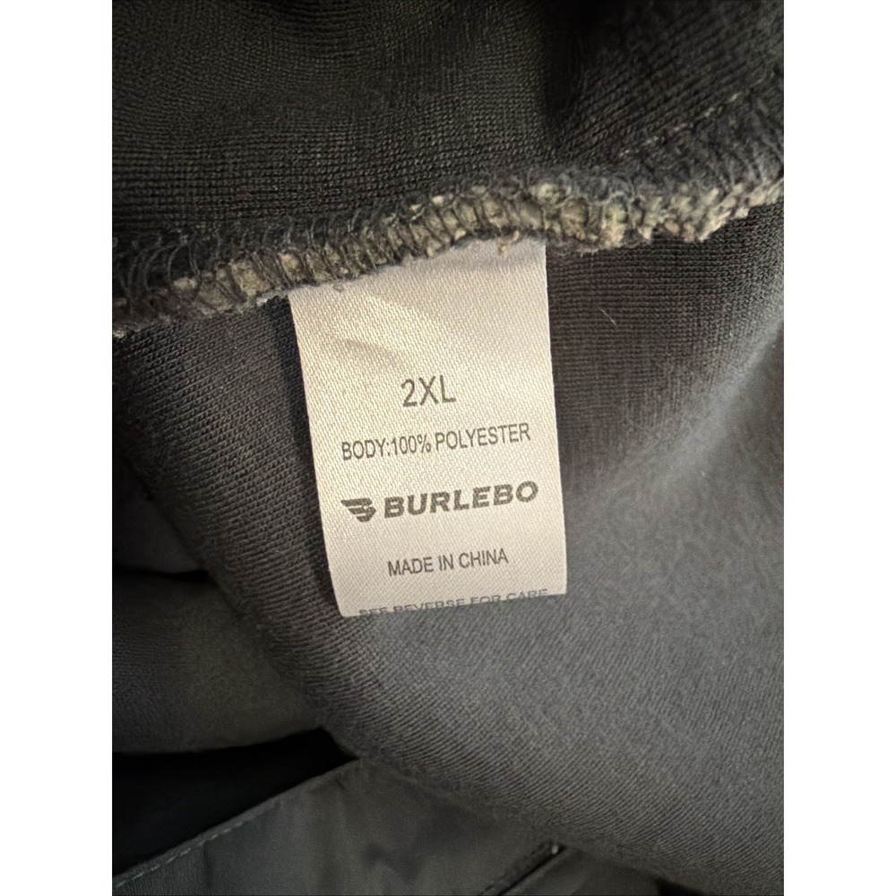 BURLEBO Men's XXL Sherpa Vest Alpine Camo Find Your Wild Full Zip Lined Hunting - Picture 9 of 9